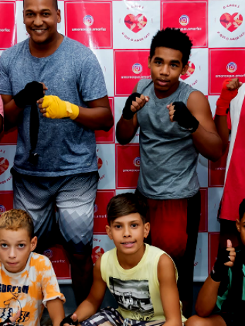 O Amor e o que o amor faz - aulas de boxe00